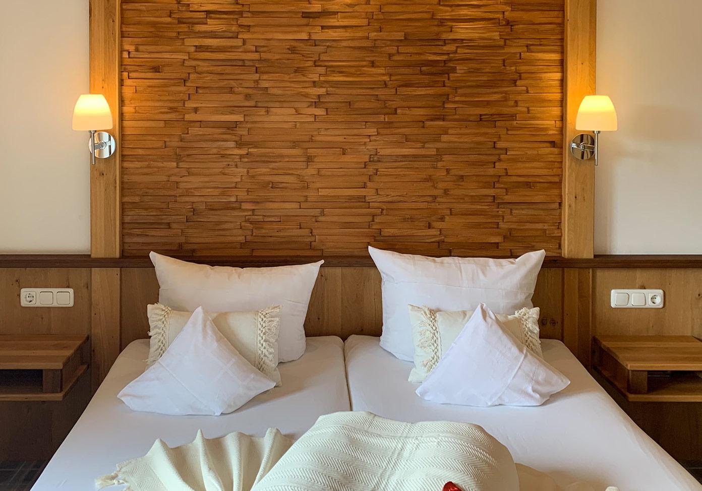 Ein Doppelzimmer Komfort+ im Hotel in Bad Hindelang
